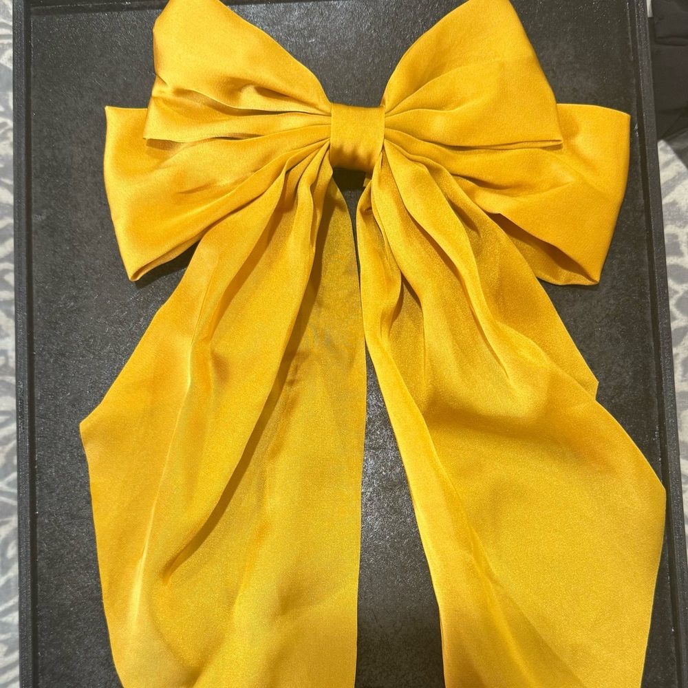Yellow silk ribbon